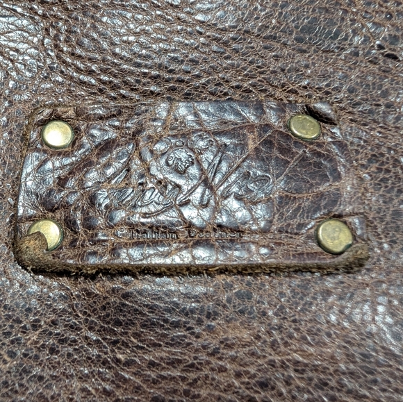 Patricia Nash Benvenuto Tote In Brown Distressed Italian Leather - Picture 16 of 16